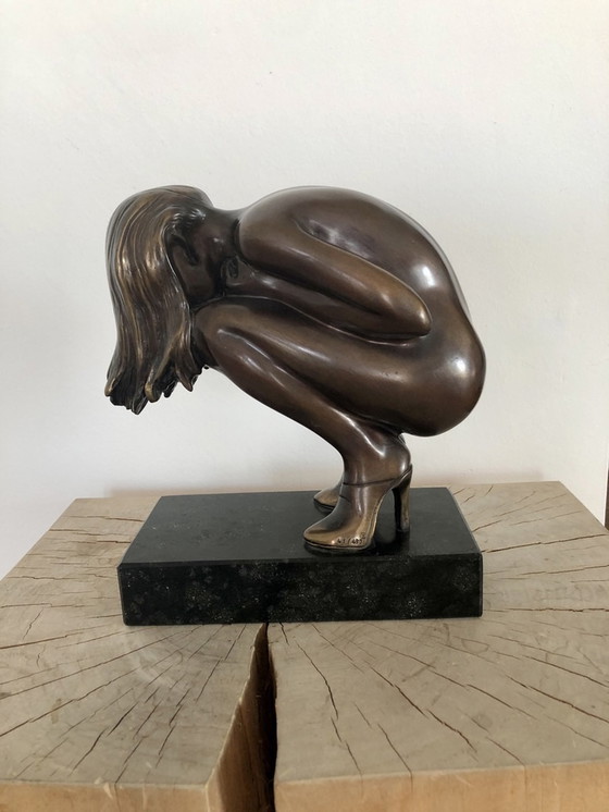 Image 1 of Peter Roman Fendi Bronze sculpture - HAIR - limited 41/480