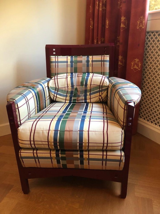 Image 1 of 2x fauteuils Giorgetti type 63560