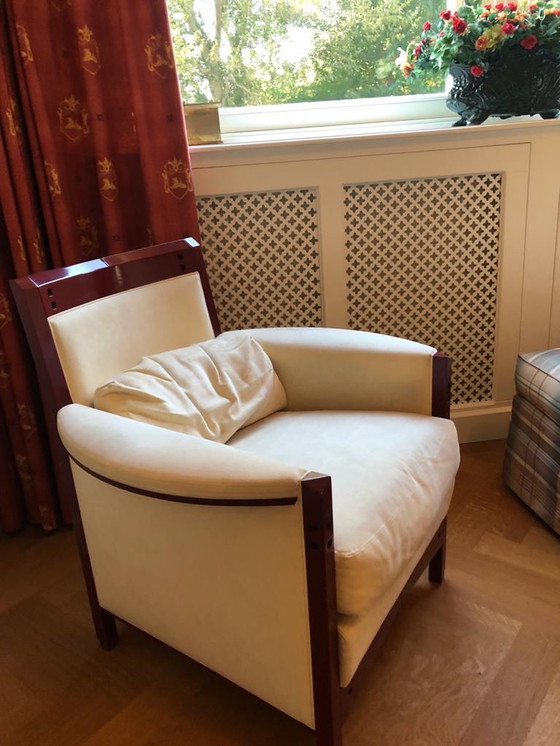 Image 1 of 2x fauteuils Giorgetti type 63560