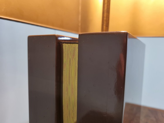 Image 1 of Lampe de table vintage en laiton