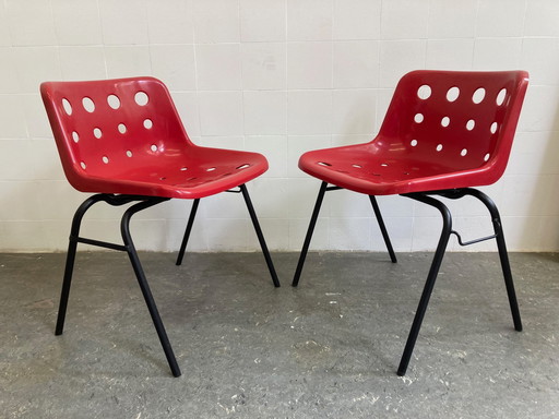 2x Robin Day chair