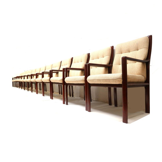 Image 1 of Unique set of 15 vintage armchairs from Lübke made in the 1970s