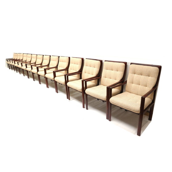 Image 1 of Unique set of 15 vintage armchairs from Lübke made in the 1970s