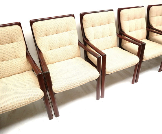 Image 1 of Unique set of 15 vintage armchairs from Lübke made in the 1970s
