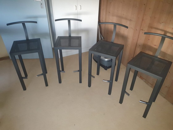 Image 1 of 4x ALEPH design bar stool
