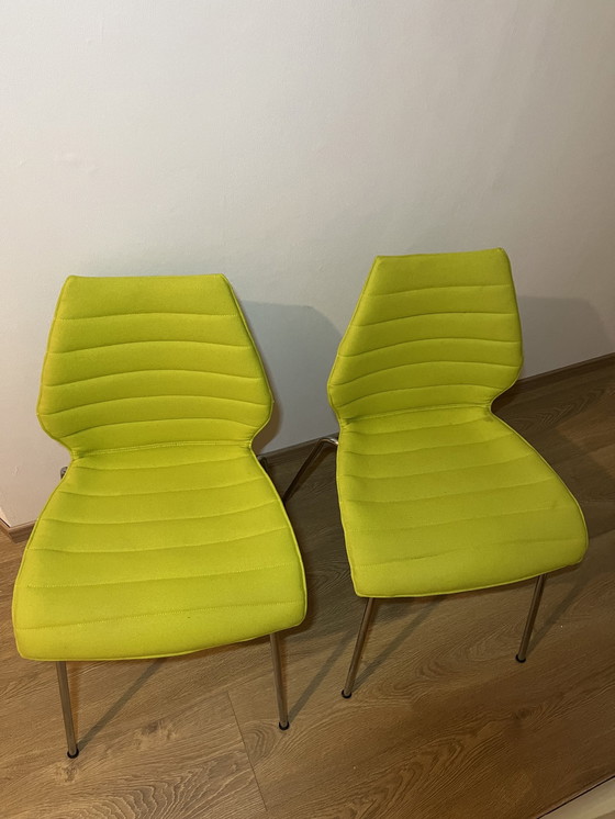 Image 1 of 2x Kartell- Vico Magistretti dining chair