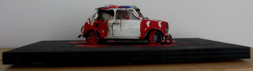 Bernard Aubertin - Voiture Brûlé: Mini Cooper - 2009