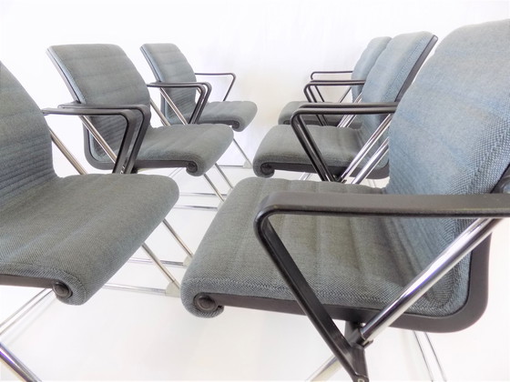 Image 1 of 6x chaises de salle à manger Drabert Z par Prof. Hans Ullrich Bitsch