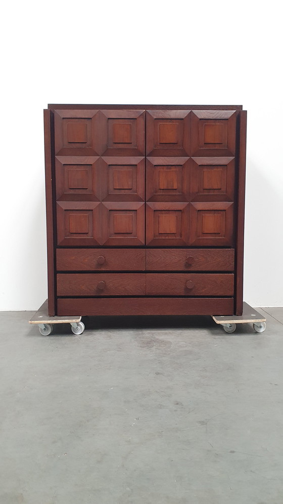 Image 1 of Brutalist De Coene bar cabinet