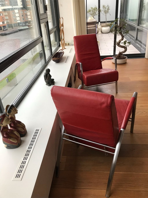 2x Harvink club armchairs