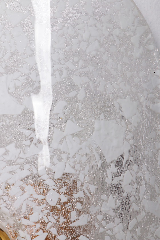 Image 1 of Hillebrand wall lamp with beautiful glass and brass, 1970