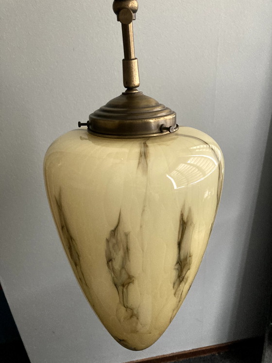 Image 1 of Art Deco hanging lamp