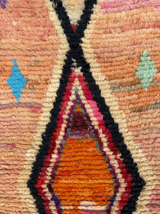 Image 1 of Contemporary Boho Berber Moroccan Runner Rug