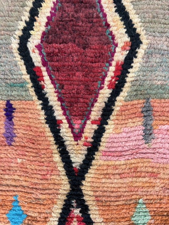 Image 1 of Contemporary Boho Berber Moroccan Runner Rug