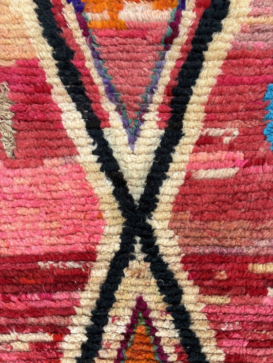 Image 1 of Contemporary Boho Berber Moroccan Runner Rug