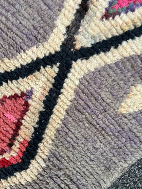 Image 1 of Contemporary Boho Berber Moroccan Runner Rug