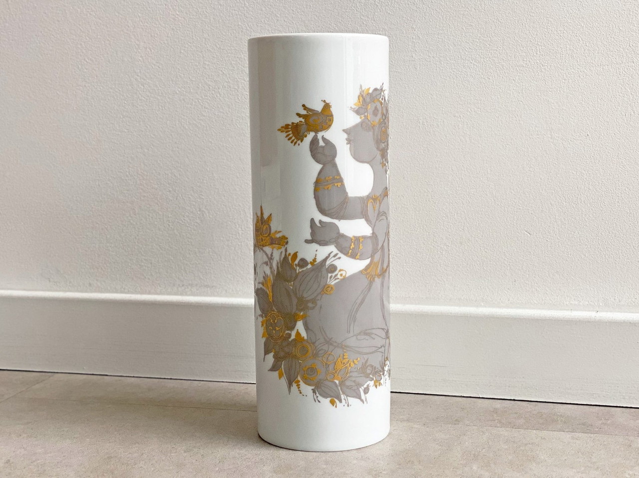XL Scandinavian vintage Björn Wiinblad vase Sammuramat, Rosenthal