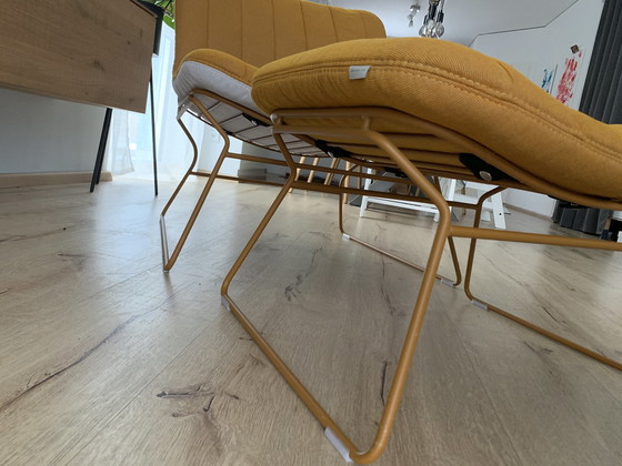 Image 1 of Bert Plantagie Draat Armchairs with Stools