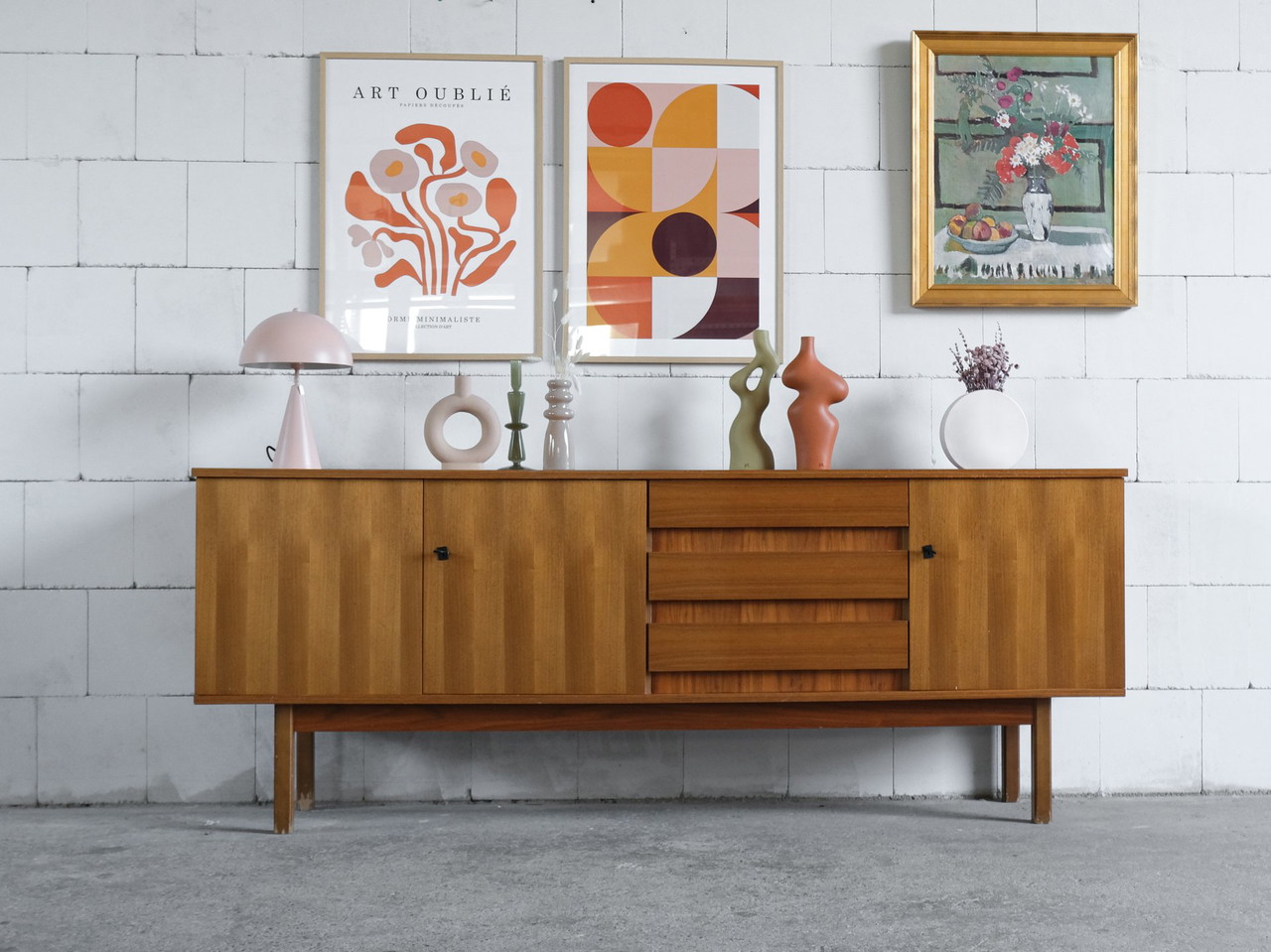 mid century modern dressoir Dressoir mid century spiegel slaapkamer bohemian