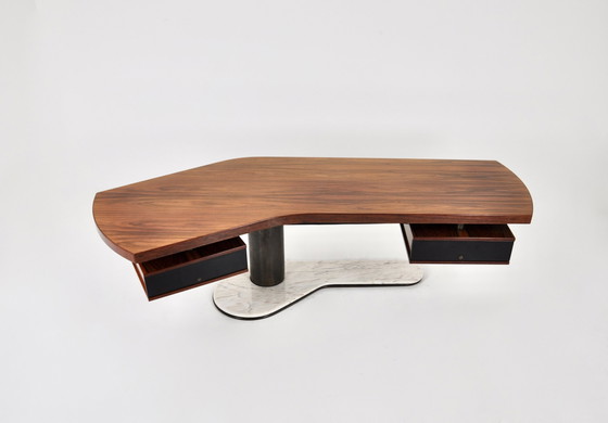 Image 1 of Bureau Boomerang par Renzo Schirolli, années 1960