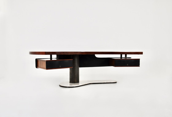 Image 1 of Bureau Boomerang par Renzo Schirolli, années 1960