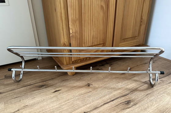 Image 1 of Vintage Chrome Coat Rack 1950s/60s