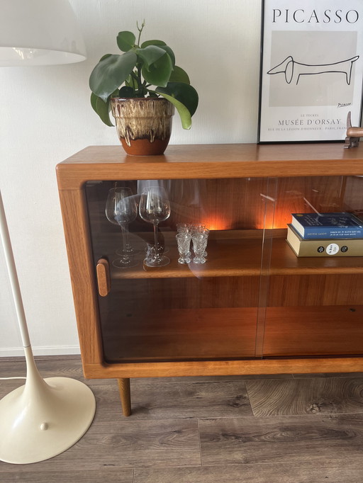 Vintage Danish Display Cabinet Silkeborg