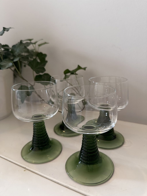 4x verres Roemer Moessel