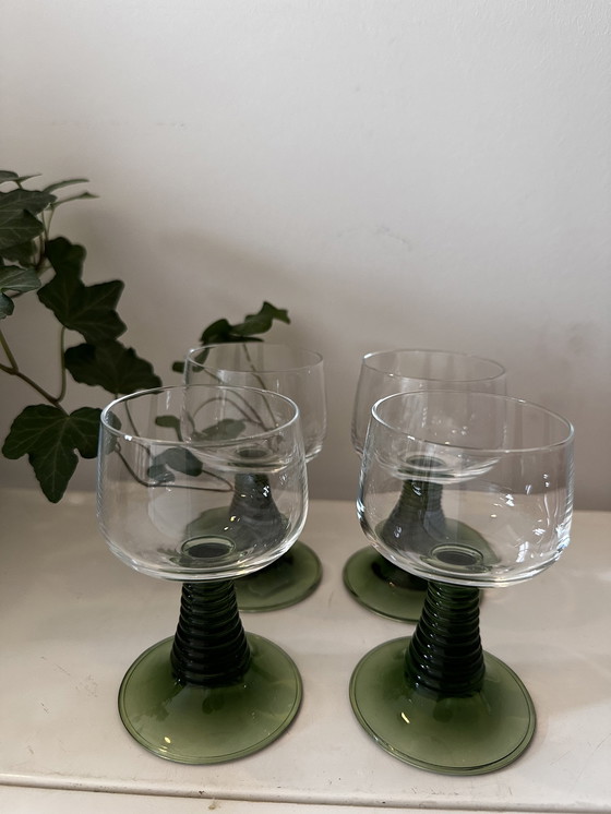 Image 1 of 4x verres Roemer Moessel