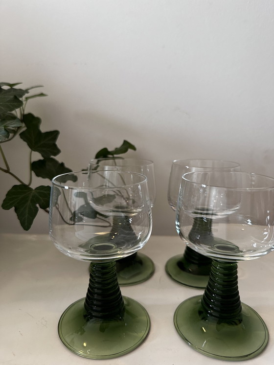 Image 1 of 4x verres Roemer Moessel