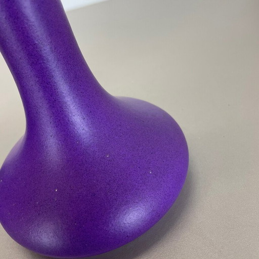 Par de jarrones vintage de cerámica de lava gruesa para Marei Ceramics, Alemania, década de 1970