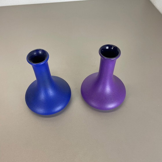 Image 1 of Pair of vintage fat lava ceramic vases for Marei Ceramics, Germany 1970s