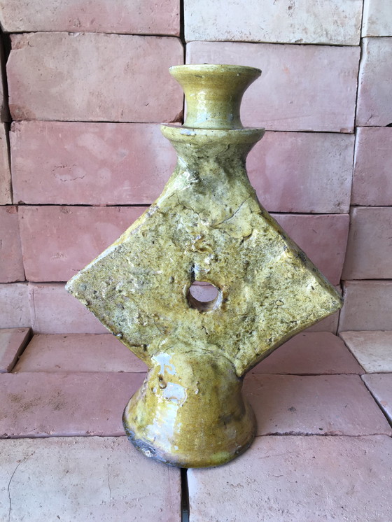 Image 1 of Tamegroute candlestick pottery