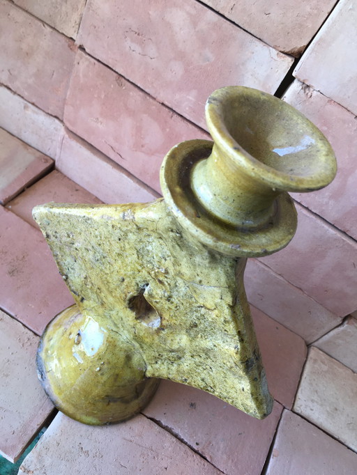 Tamegroute candlestick pottery