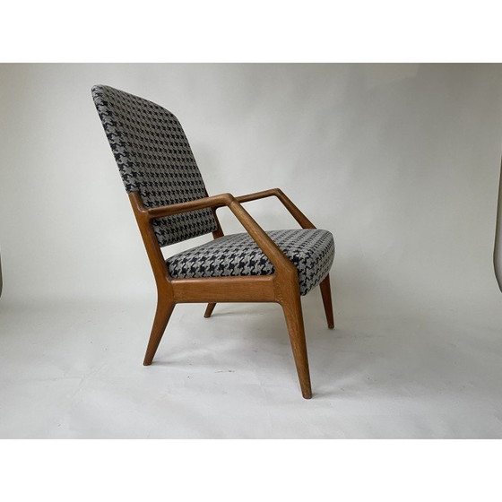Image 1 of Pair of vintage wooden armchairs, Denmark 1970