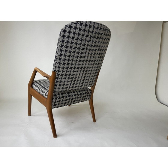 Image 1 of Pair of vintage wooden armchairs, Denmark 1970