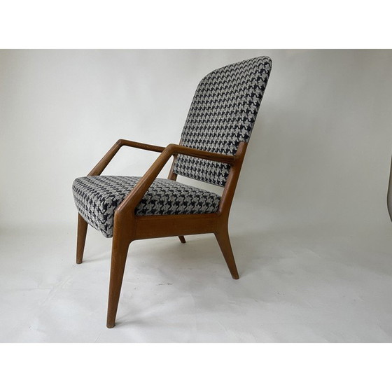Image 1 of Pair of vintage wooden armchairs, Denmark 1970