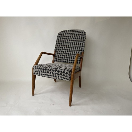 Image 1 of Pair of vintage wooden armchairs, Denmark 1970