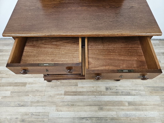 Image 1 of Art Decò Sideboard In Oak Wood