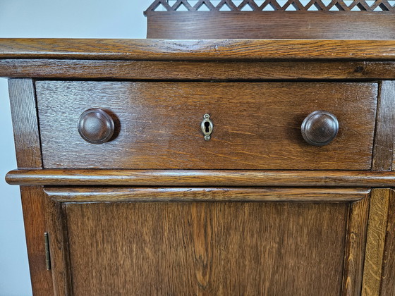 Image 1 of Art Decò Sideboard In Oak Wood