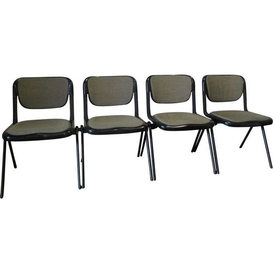 Image 1 of Set of 4 vintage vertebra chairs by Emilio Ambasz and Giancarlo Piretti for Anonima Castelli, 1976