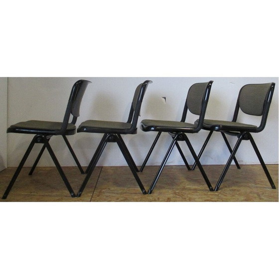 Image 1 of Set of 4 vintage vertebra chairs by Emilio Ambasz and Giancarlo Piretti for Anonima Castelli, 1976