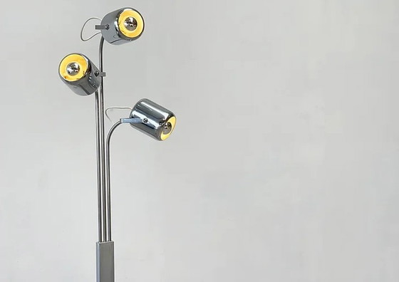 Image 1 of Vintage Travertine floorlamp