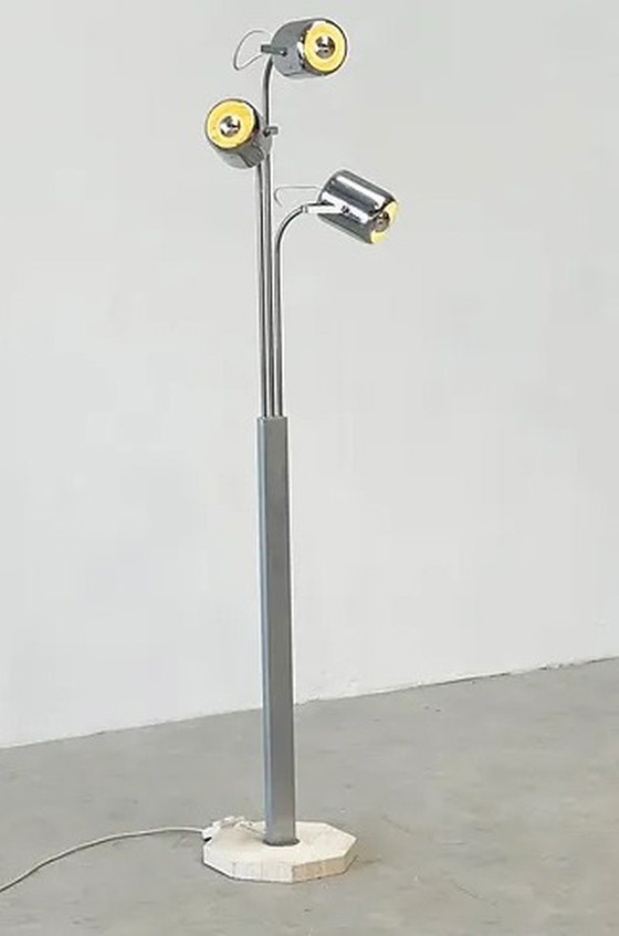 Image 1 of Vintage Travertine floorlamp