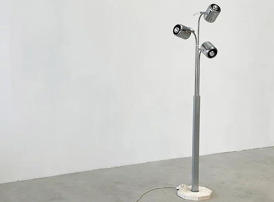 Image 1 of Vintage Travertine floorlamp