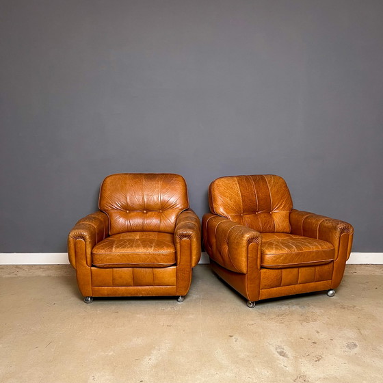 Image 1 of 2x Patina Lounge Armchairs