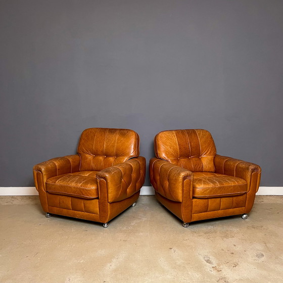 Image 1 of 2x Patina Lounge Armchairs