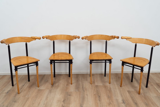 Image 1 of Set Of 4 Jansky Chairs By Borek Sipek