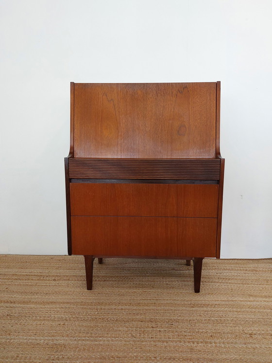 Image 1 of Vintage secretaire / desk / cabinet 70s