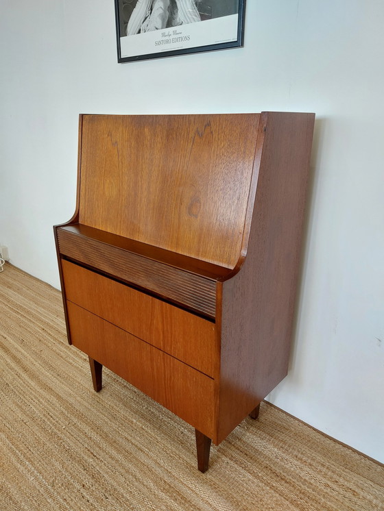 Image 1 of Vintage secretaire / desk / cabinet 70s